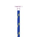 Linka żeglarska, niebieska, 3 mm, 50 m, polipropylen