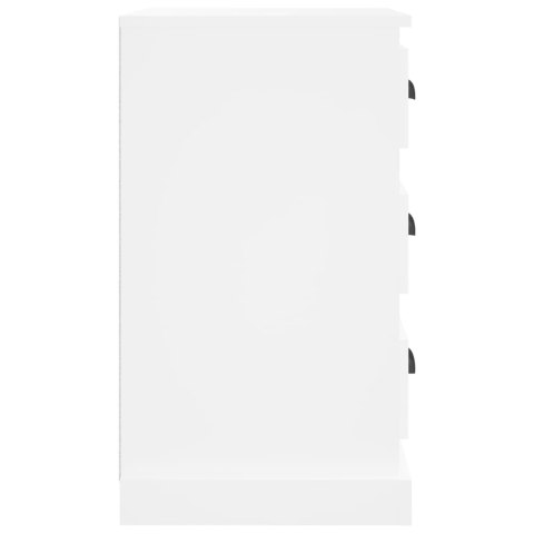 Szafka nocna, biała, 39x39x67 cm, materiał drewnopochodny