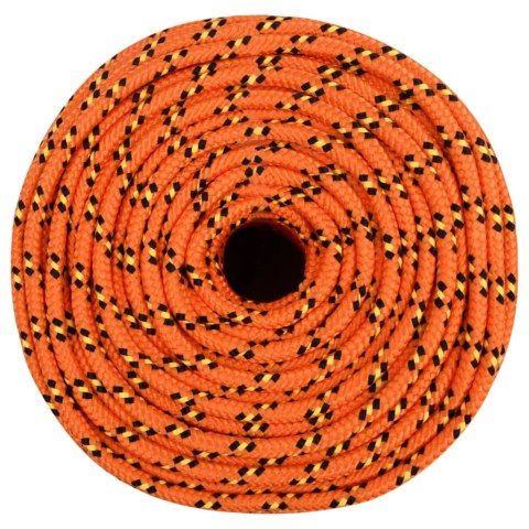 Linka żeglarska, pomarańczowa, 6 mm, 50 m, polipropylen