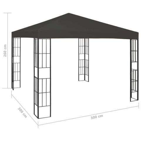 Altana, 3 x 3 m, antracytowa