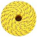 Linka żeglarska, żółta, 8 mm, 100 m, polipropylen