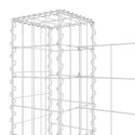 Ogrodzenie gabionowe z 3 słupkami, żelazo, 260x20x100 cm