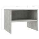 Szafka nocna, betonowy szary, 40x30x30 cm