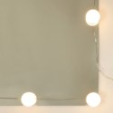 Toaletka z oświetleniem LED, biała, 74,5x40x141 cm