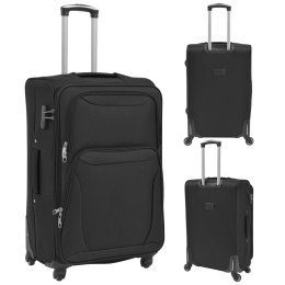 3-częściowy komplet walizek podróżnych, czarny