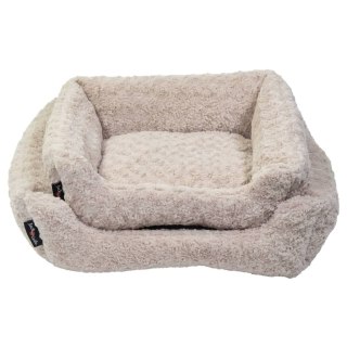 Jack and Vanilla Legowisko sofa Softy S, 60x52x18 cm, beżowe rozety