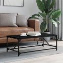 Stolik kawowy, czarny, 100x50x35 cm, materiał drewnopochodny