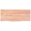 Blat do stołu, jasnobrązowy, 100x40x2 cm, lite drewno dębowe