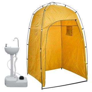 Przenośna umywalka turystyczna z namiotem, 20 L