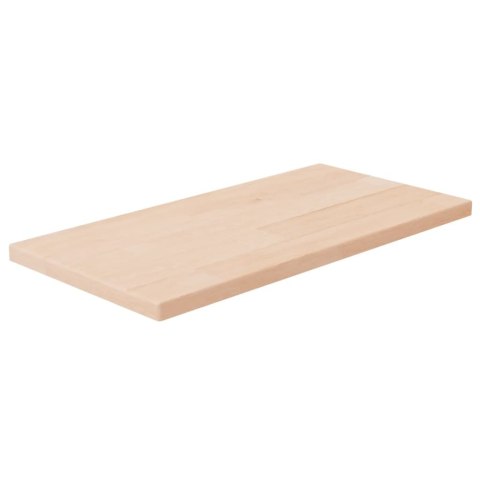 Półka, 40x20x1,5 cm, surowe lite drewno dębowe