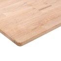 Półka, 40x20x1,5 cm, surowe lite drewno dębowe