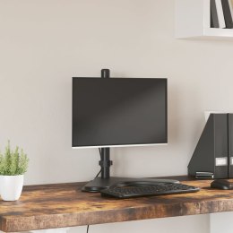 Stojak na monitor, czarny, stalowy, VESA 75/100 mm