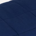 Koc obciążeniowy, niebieski, 152x203 cm, 11 kg, tkanina