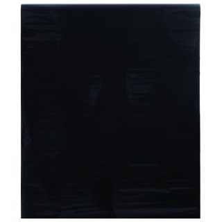 Folia okienna statyczna, matowa, czarna, 45x1000 cm, PVC