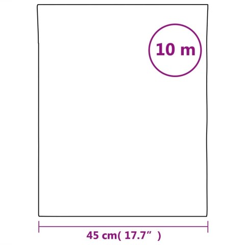 Folia okienna statyczna, matowa, czarna, 45x1000 cm, PVC