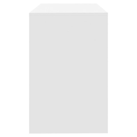 Biurko, białe, 101x50x76,5 cm, płyta wiórowa