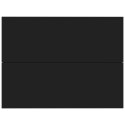 Szafka nocna, czarna, 40x30x30 cm, materiał drewnopochodny