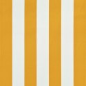 Markiza zwijana, 150 x 150 cm, żółto-biała