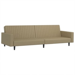 2-osobowa sofa, cappuccino, sztuczna skóra