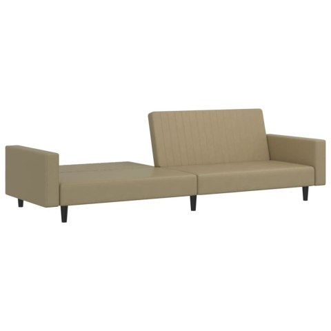 2-osobowa sofa, cappuccino, sztuczna skóra