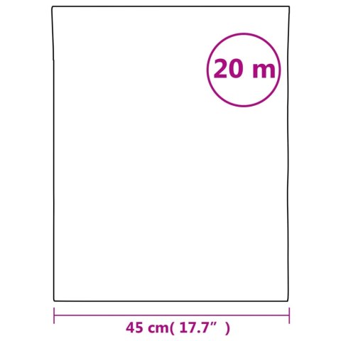 Folia okienna, matowa, biała, 45x2000 cm, PVC