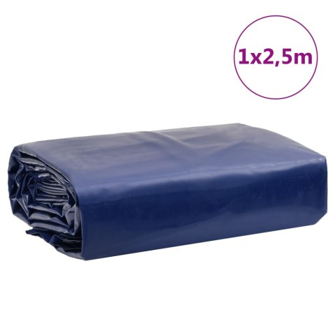 Plandeka, niebieska, 1x2,5 m, 600 g/m²