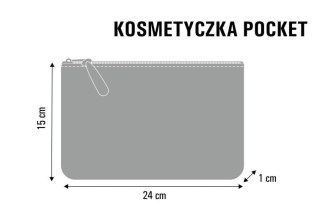 Kosmetyczka Pocket antracyt FRIDA FLOWERS