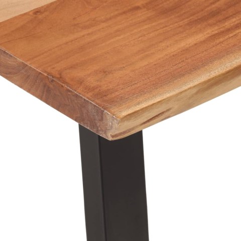 Stolik kawowy, 110x55x40 cm, lite drewno akacjowe