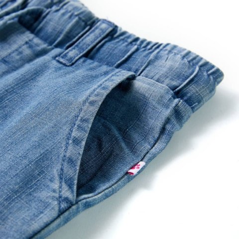 Spodnie dziecięce, niebieski denim, 116