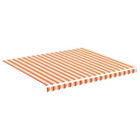 Zapasowa tkanina na markizę, żółto-pomarańczowa, 4x3,5 m