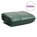 Plandeka, zielona, 5x5 m, 600 g/m²