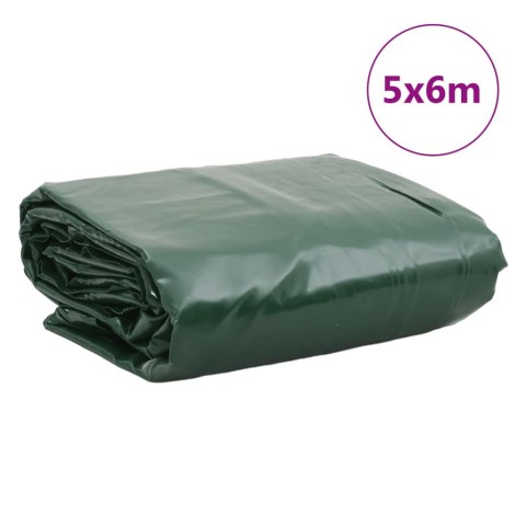 Plandeka, zielona, 5x6 m, 600 g/m²