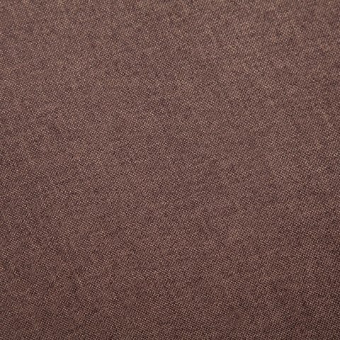 Zestaw 2 sof tapicerowanych tkaniną, brązowy