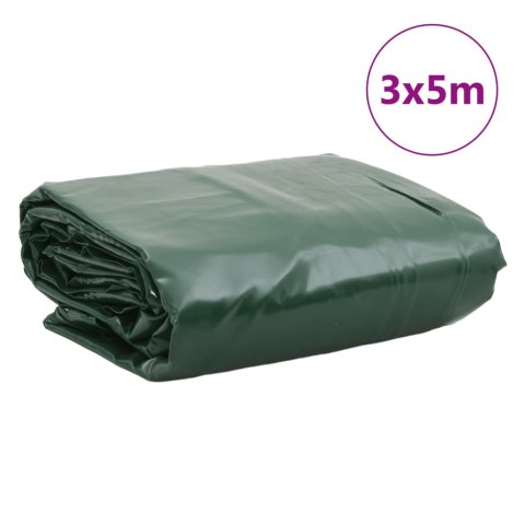 Plandeka, zielona, 3x5 m, 600 g/m²