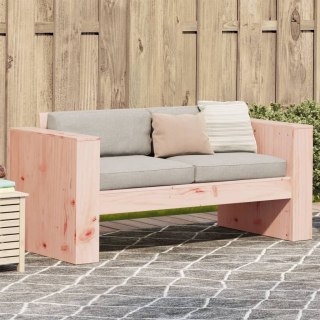 Sofa ogrodowa, 2-osobowa, 134x60x62 cm, lite drewno daglezjowe