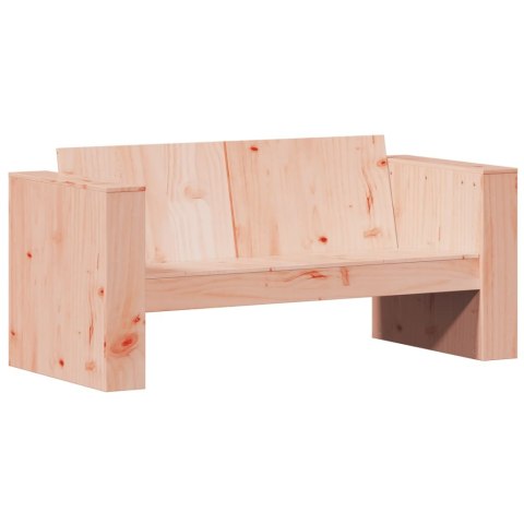 Sofa ogrodowa, 2-osobowa, 134x60x62 cm, lite drewno daglezjowe
