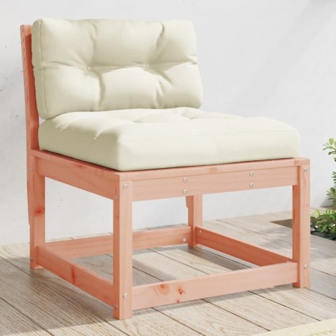 Siedziska ogrodowe z poduszkami, 2 szt., drewno daglezjowe