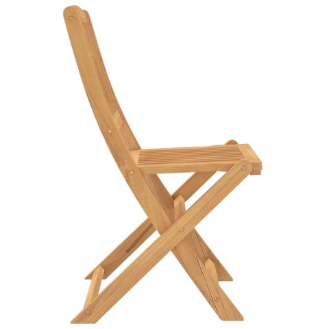 Składane krzesła ogrodowe, 4 szt., 57x49x90 cm, akacja