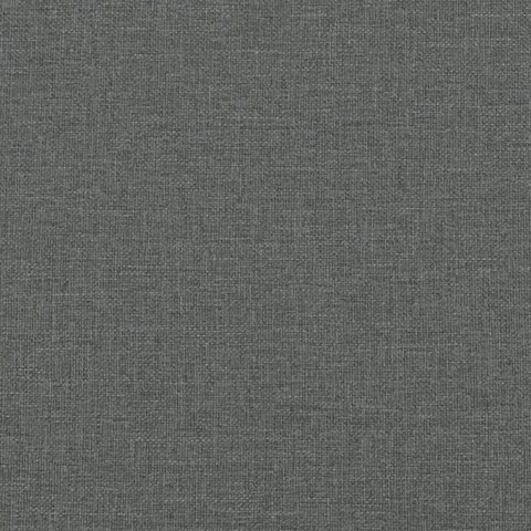 Rama łóżka z zagłówkiem, ciemnoszara, 120x200 cm, obita tkaniną
