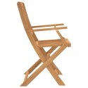 Składane krzesła ogrodowe, 2 szt., 58x54,5x90 cm, akacja
