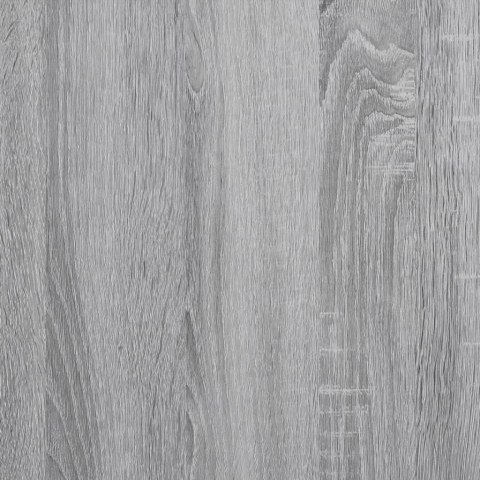 Regał, szary dąb sonoma, 122x30x132 cm, materiał drewnopochodny