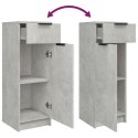 4-cz. zestaw szafek do łazienki, szarość betonu