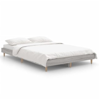 Rama łóżka, szary dąb sonoma, 120x190cm materiał drewnopochodny