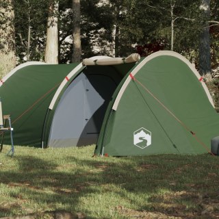 Namiot kempingowy, 4-os., zielony, 405x170x106 cm, tafta 185T