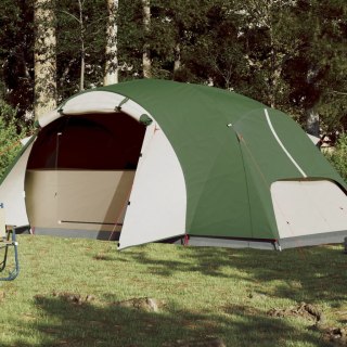 Namiot kempingowy, 8-os., zielony, 360x430x195 cm, tafta 190T