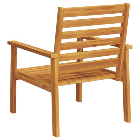 Krzesła ogrodowe, 2 szt., 66,5x65x81 cm, lite drewno akacjowe